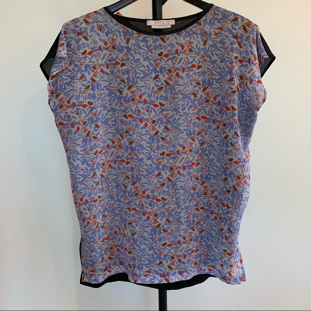 Martin Lim Silk blouse Made in Canada